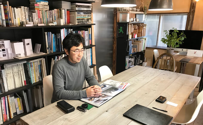 荘司社長とオフィス