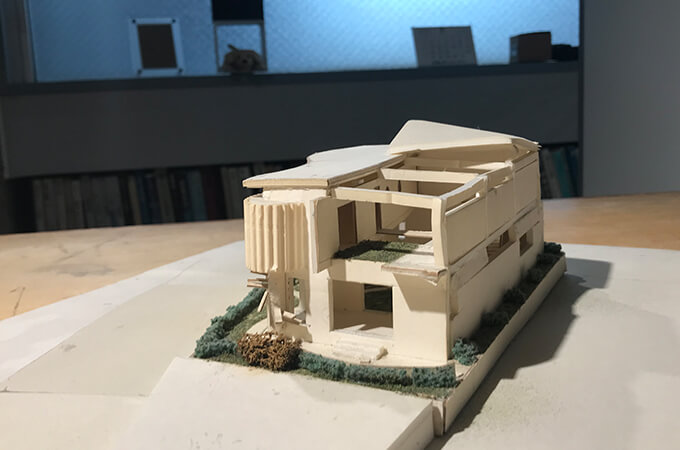 住宅の模型写真